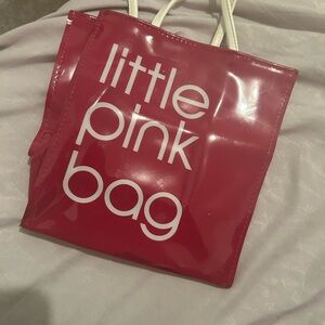 Glossy pink tote
